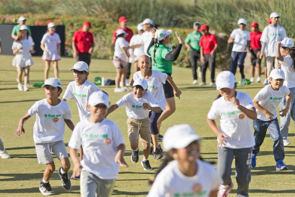 First Tee Diamante Kids Having Fun
